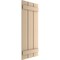 Ekena Millwork Rustic Three Board Spaced Board-n-Batten Smooth Faux Wood Shutters, 17 1/2W x 48H, PR SHUBSS17X48SMPR - alternate 11